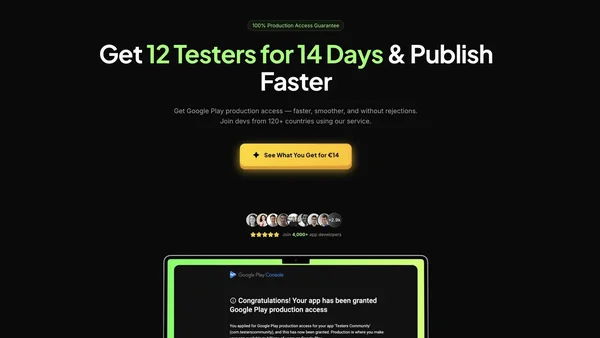 Testers Community screenshot