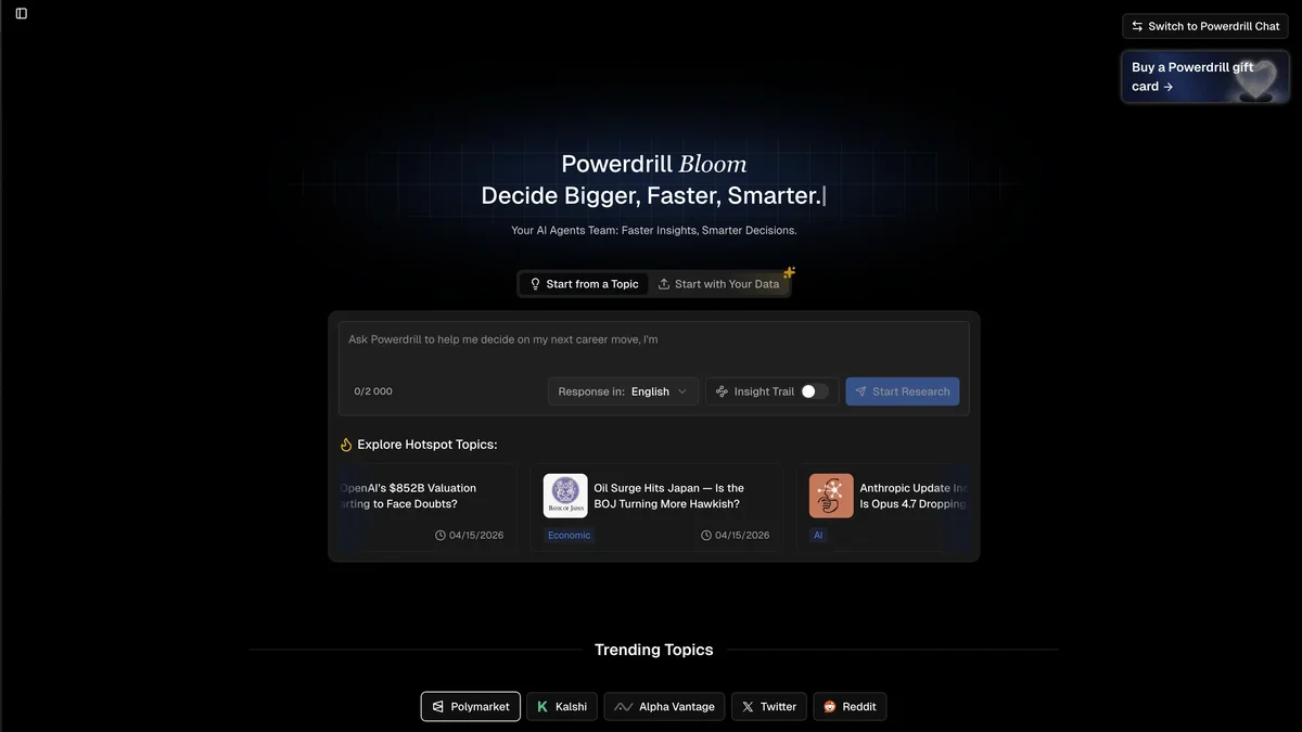 PowerdrillAI screenshot