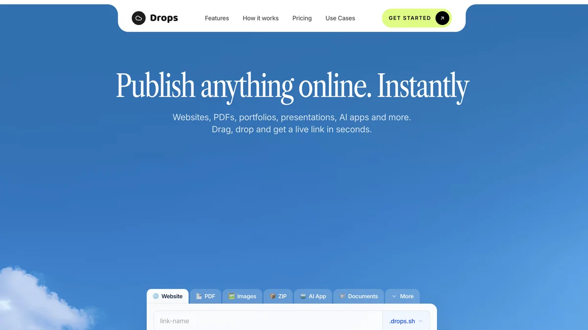 Drops screenshot
