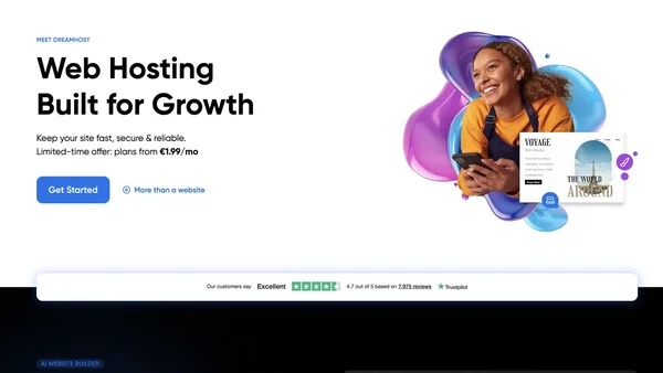 DreamHost screenshot