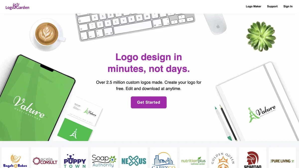 LogoGarden screenshot