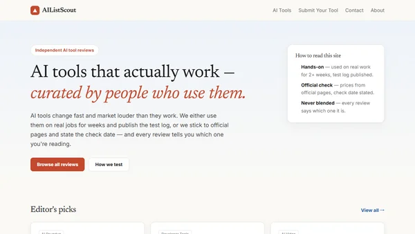 AIListScout screenshot
