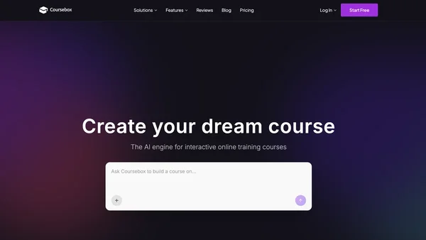 Coursebox screenshot